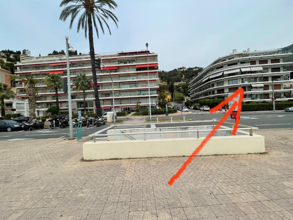 studio 2 pers , 40m2 en bord de mer avec vue mer Menton Buitenkant foto